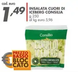 Italmark Insalata cuori di iceberg Consilia offerta