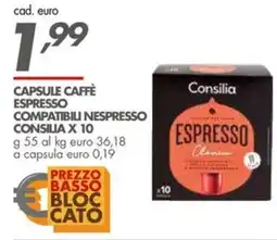 Italmark Capsule caffè espresso Consilia offerta