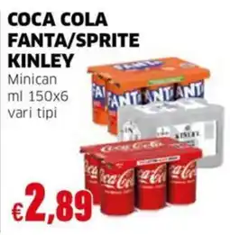 Mercati Alimentari Coca Cola Fanta/Sprite Kinley offerta