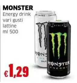 Mercati Alimentari Monster Energy drink offerta