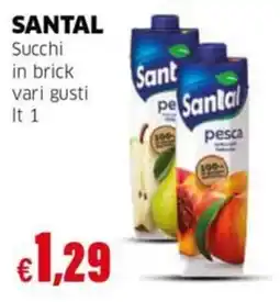 Mercati Alimentari Succhi in brick Santal offerta