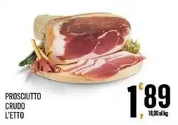 Vibian Prosciutto crudo l'etto offerta