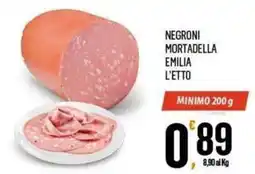 Vibian Negroni mortadella emilia l'etto offerta