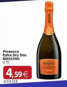 Docks Cash&Carry Prosecco Extra Dry Doc Maschio offerta