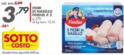Italmark Fiori di nasello Findus offerta