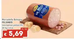 Italy Cash Mortadella Bologna Felsineo la BLU offerta