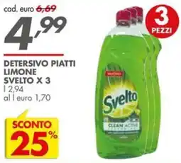 Italmark Detersivo piatti limone Svelto offerta