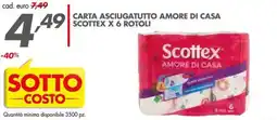 Italmark Carta asciugatutto amore di casa Scottex offerta