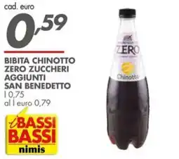 Italmark Bibita chinotto zero zuccheri aggiunti San Benedetto offerta