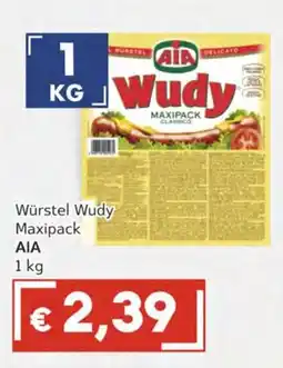 Italy Cash Würstel Wudy Maxipack AIA offerta