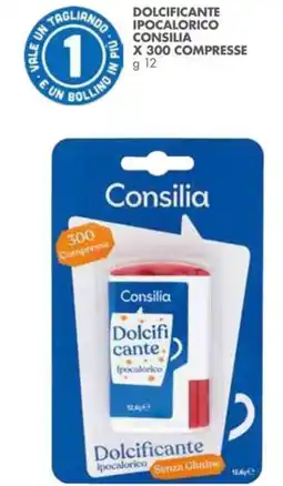 Italmark Dolcificante ipocalorico Consilia offerta