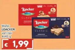 Italy Cash Wafer LOACKER offerta