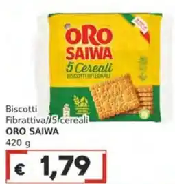 Italy Cash Biscotti 5 cereali ORO SAIWA offerta