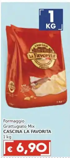 Italy Cash Formaggio Grattugiato Mix Cascina La Favorita offerta