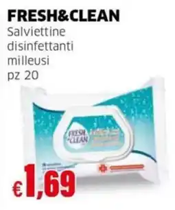 Mercati Alimentari Fresh & Clean salviettine disinfettanti offerta