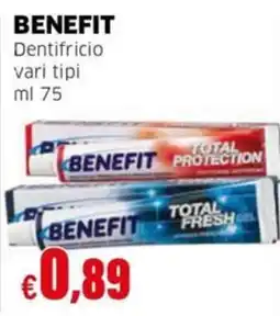 Mercati Alimentari Dentifricio Benefit offerta