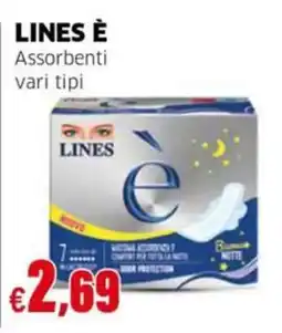 Mercati Alimentari Lines è assorbenti offerta