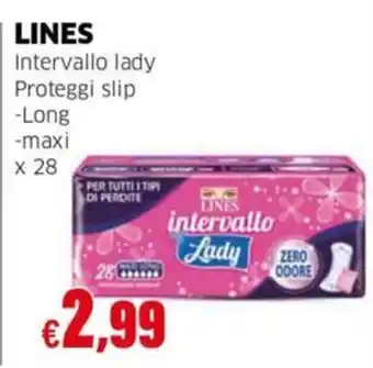Lines intervallo lady