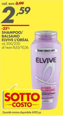 Italmark Shampoo/balsamo Elvive L'Oréal offerta