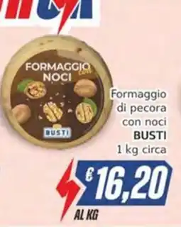 Italy Cash Formaggio Noci Busti offerta