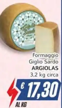 Italy Cash Formaggio Giglio Sardo Argiolas offerta
