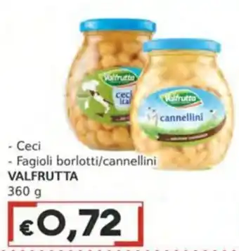Ceci Fagioli borlotti/cannellini Valfrutta