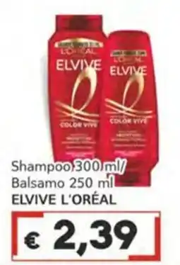 Italy Cash Shampoo e balsamo Elvive L'Oréal offerta