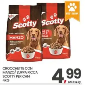 Crocchette con manzo Scotty per cani