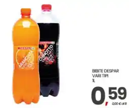 Eurospar Bibite Despar vari tipi offerta