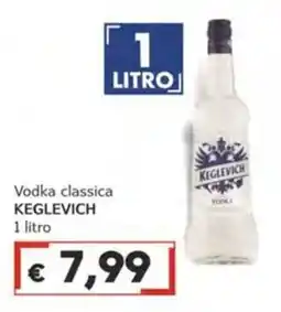 Italy Cash Vodka classica Keglevich offerta