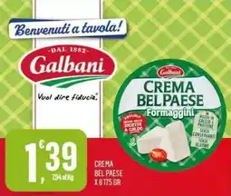 Vibian Crema Bel Paese Galbani offerta