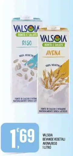 Vibian ValsOia bevande vegetali avena/riso offerta