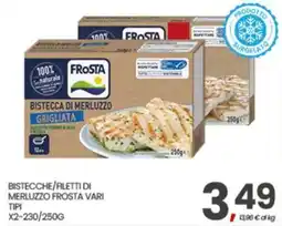Eurospar Bistecche/filetti di merluzzo Frosta vari tipi offerta