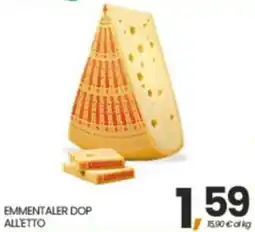 Eurospar Emmentaler Dop all'etto offerta