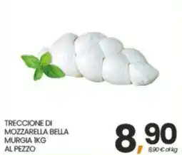 Eurospar Treccione di mozzarella bella murgia offerta