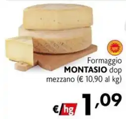 Eurospesa Formaggio Montasio dop mezzano offerta