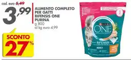 Italmark Alimento completo per gatti bifensis one purina offerta