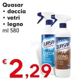 DeSpar Express Quasar doccia vetri legno offerta