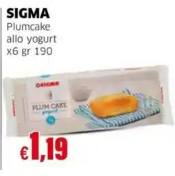 Mercati Alimentari Sigma Plumcake allo yogurt offerta