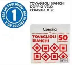 Italmark Tovaglioli bianchi Consilia offerta