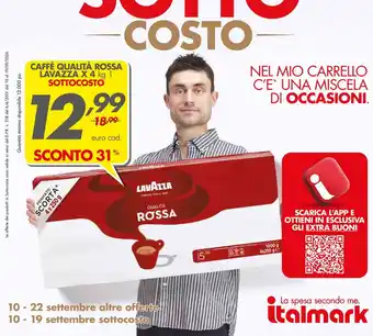 Italmark Caffè Qualità Rossa Lavazza offerta