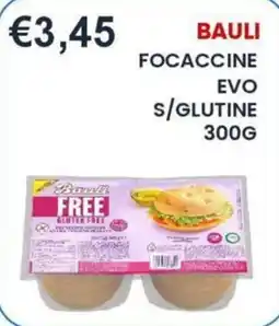 Caramico Bauli focaccine evo s/glutine offerta