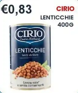 Caramico Cirio lenticchie offerta