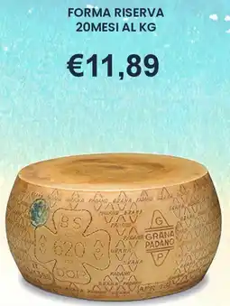 Caramico Grana Padano offerta