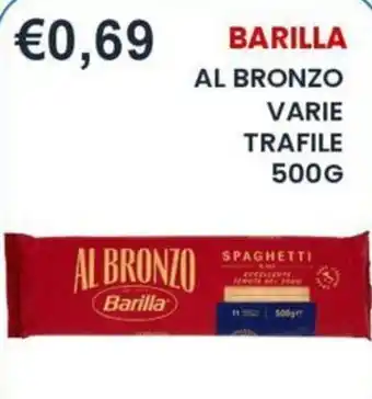 Barilla spaghetti al bronzo varie trafilé