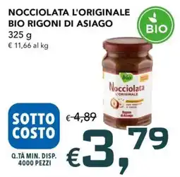 Migross Supermercati e Market Nocciolata l'originale Rigoni di Asiago offerta