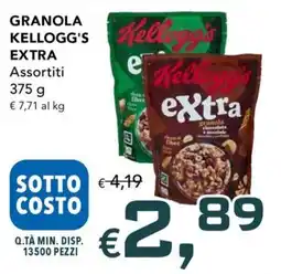 Migross Supermercati e Market Granola Kellogg's Extra offerta