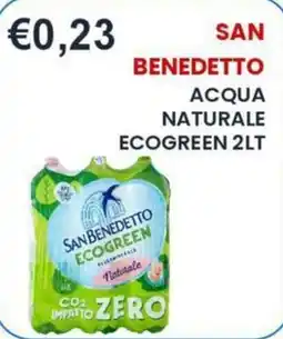 Caramico San Benedetto acqua naturale ecogreen offerta