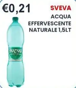 Caramico Sveva acqua effervescente naturale offerta