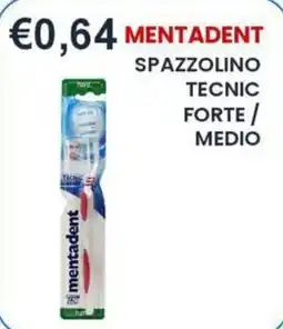 Caramico Spazzolino tecnico Mentadent offerta